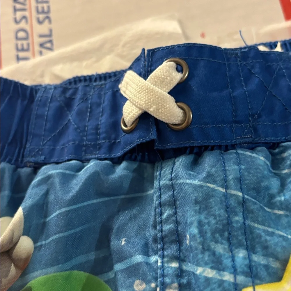 Nintendo Super Mario Kids swim trunks - Blue and Green XS